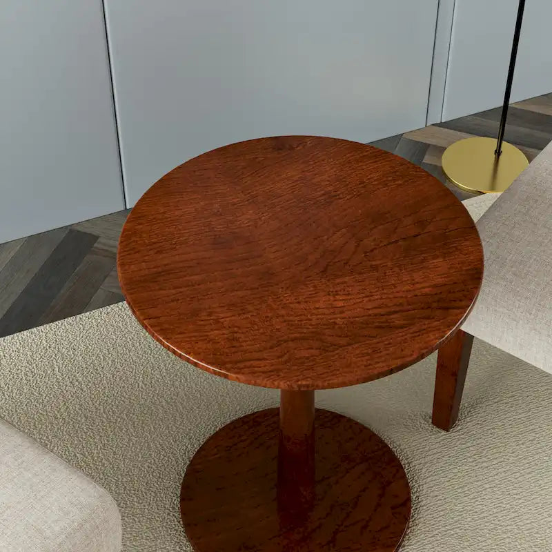 18.7 Chaises d'appoint avec table ronde