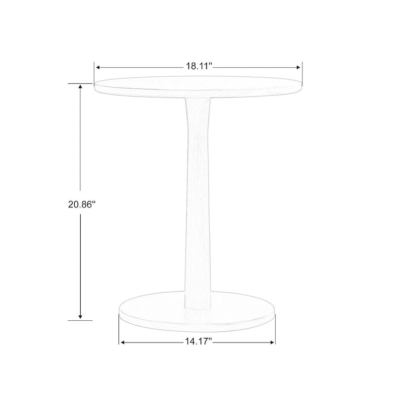 18.7 Chaises d'appoint avec table ronde