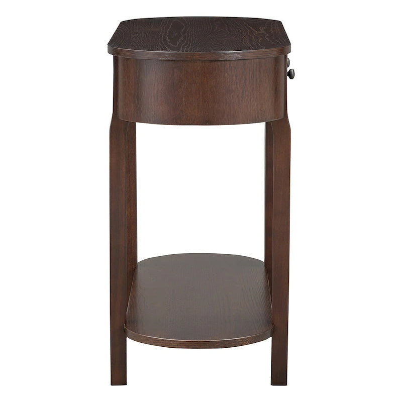 Console vintage, Table d'appoint brillante pour entrée et salon