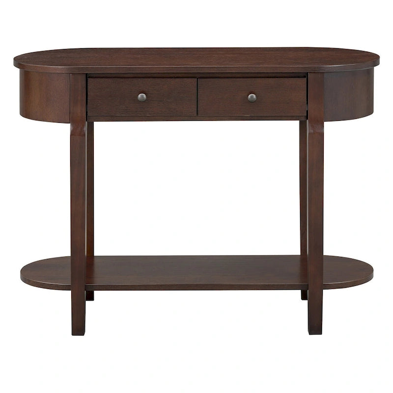 Console vintage, Table d'appoint brillante pour entrée et salon