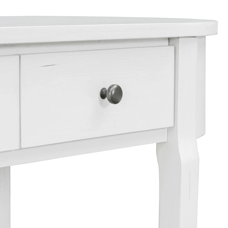 Console vintage, Table d'appoint brillante pour entrée et salon