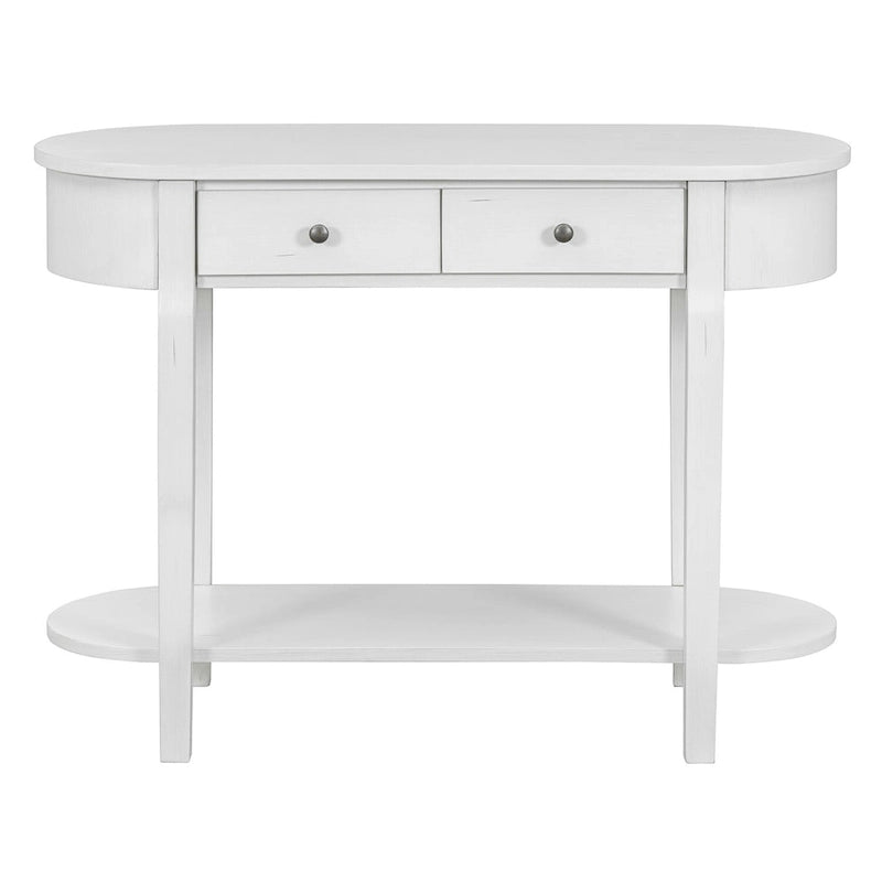 Console vintage, Table d'appoint brillante pour entrée et salon