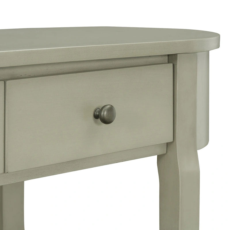 Console vintage, Table d'appoint brillante pour entrée et salon