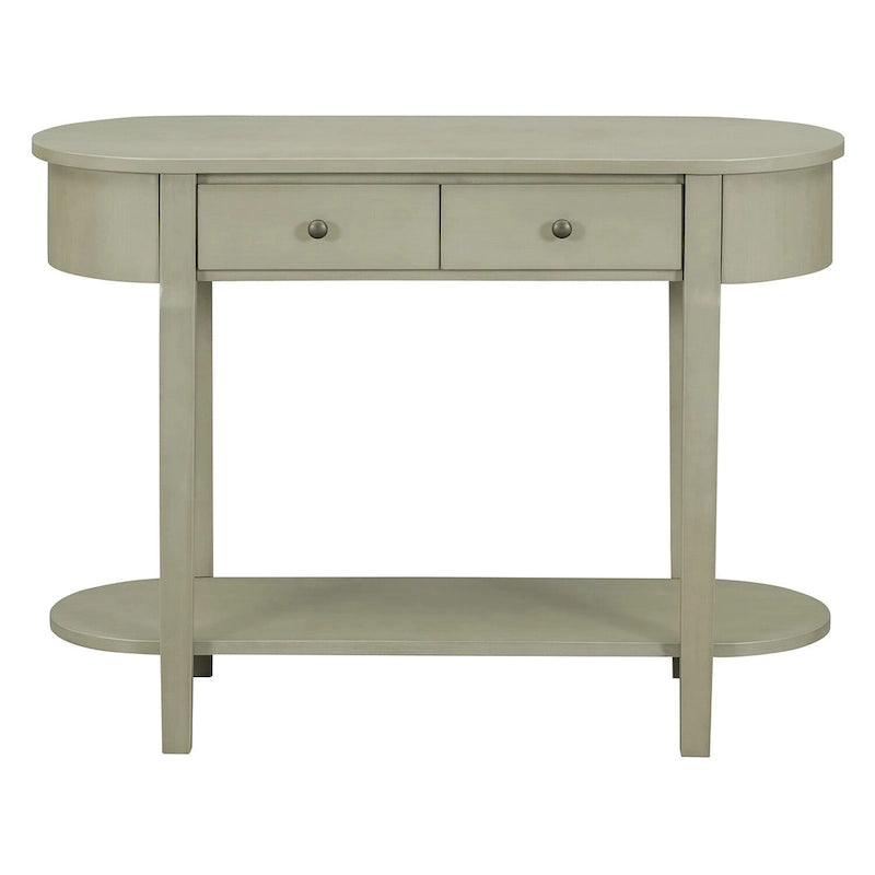 Console vintage, Table d'appoint brillante pour entrée et salon