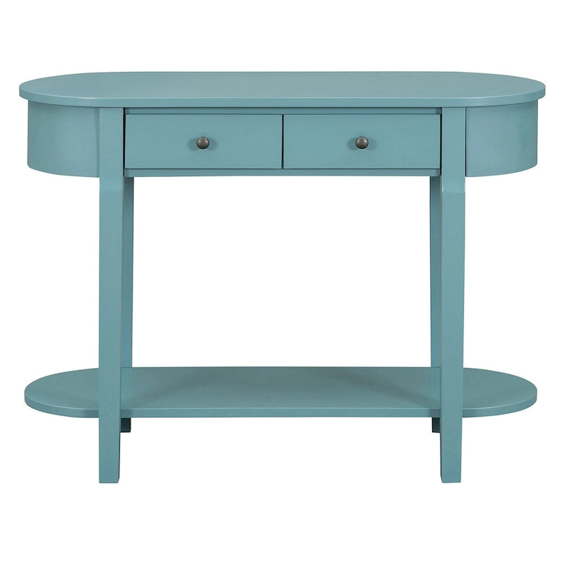 Console vintage, Table d'appoint brillante pour entrée et salon