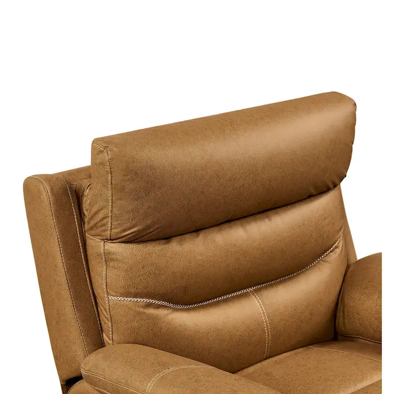 Fauteuil inclinable gris à deux moteurs avec pivotement à 240°, fonction à bascule, connectivité USB et appui-tête réglable