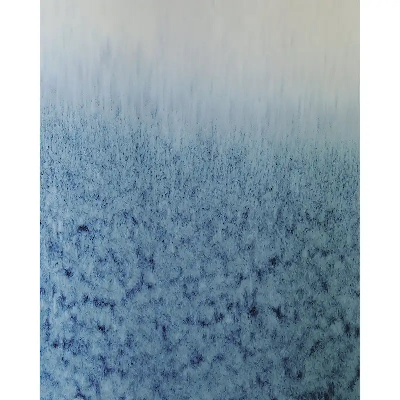 Tabouret blanc/bleu - 13L x 13P x 18H