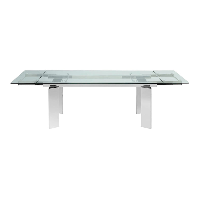 Casabianca Home Euphoria Collection Glass Dining Table
