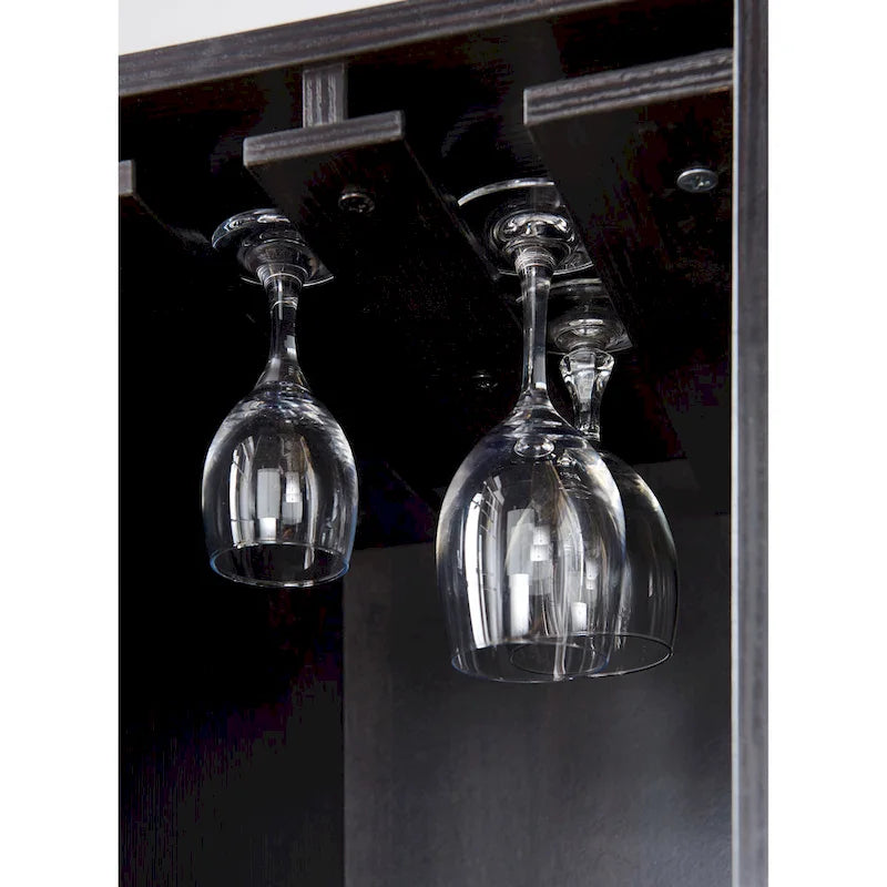 Vaisselier contemporain 4 étagères avec casier à vin