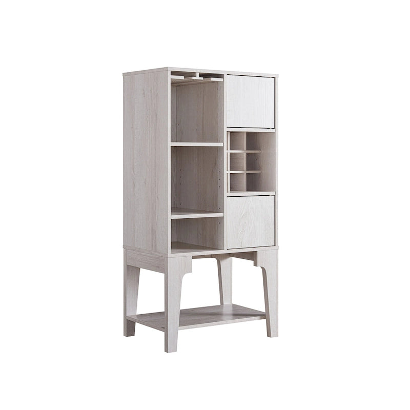 Vaisselier contemporain 4 étagères avec casier à vin