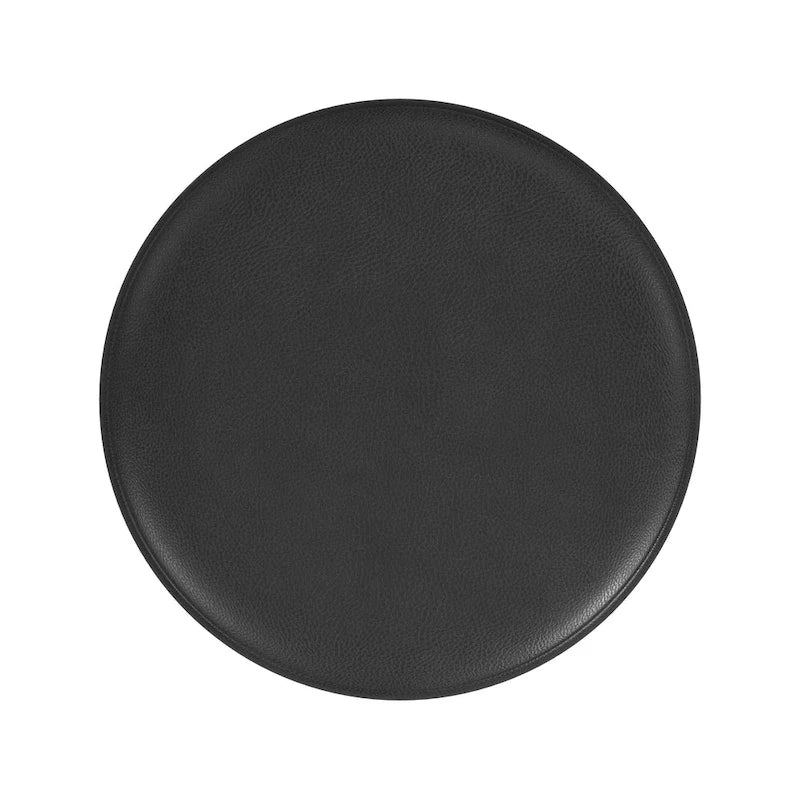 Pouf rond capitonné