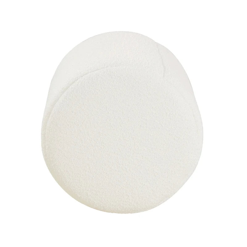 Pouf rond capitonné