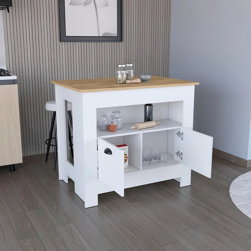 Bahut de cuisine îlot de rangement
