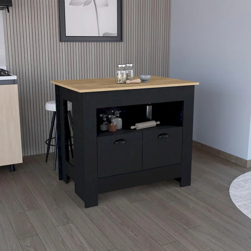 Bahut de cuisine îlot de rangement