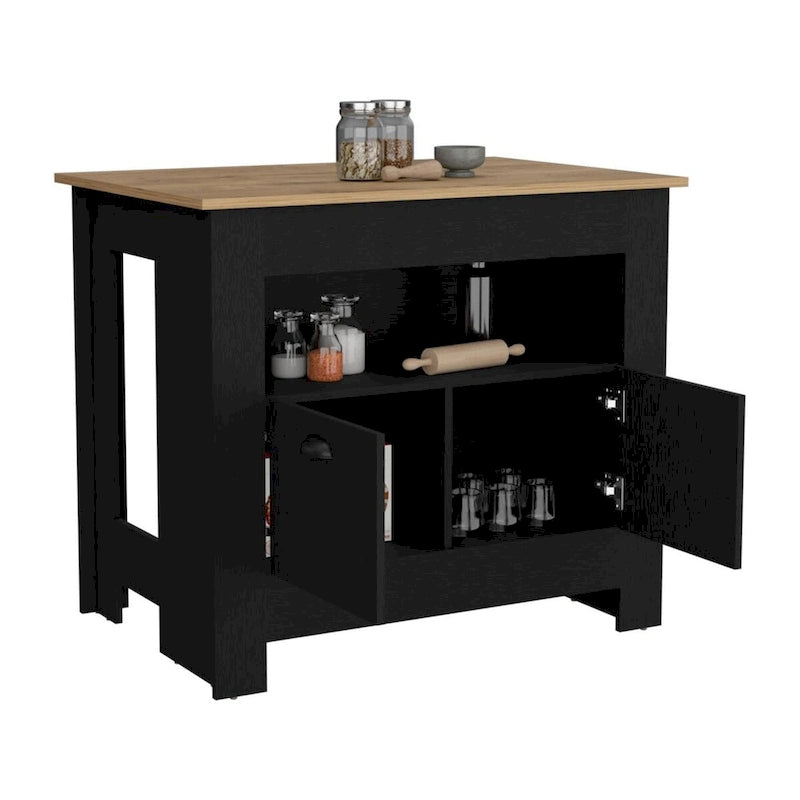 Bahut de cuisine îlot de rangement